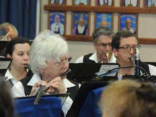 piccolo, horn, bass clarinets